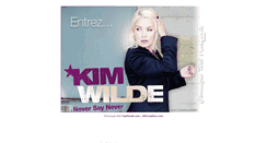 Desktop Screenshot of kim-wilde.fanmusik.com