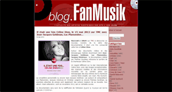 Desktop Screenshot of blog.fanmusik.com